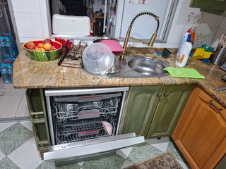 Muebles modulares cocina madera y metal