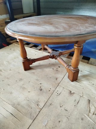 Mesa baja salón madera