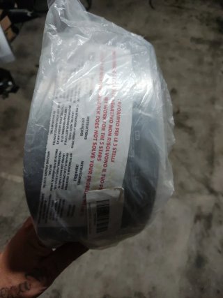 Visera Cromada para AGV K3