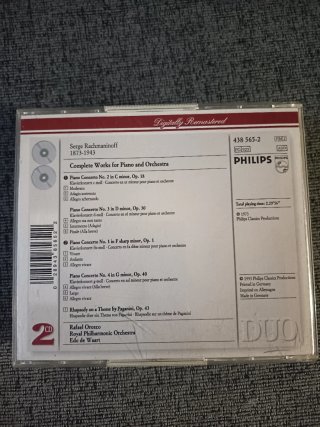 7CDs Rachmaninov lote variado