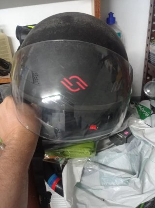 2 casco de moto.uno modular y otro normal