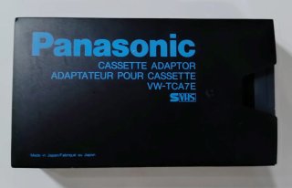 Adaptador Cassette VHS Panasonic VW-TCA7E