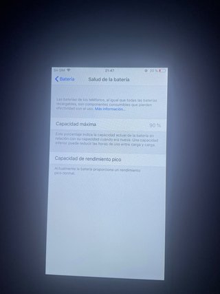 iPhone 6 Plata 90% Batería