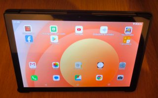 Tablet Negra y Multicolor