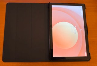 Tablet Negra y Multicolor
