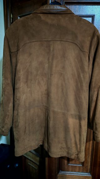 Chaqueta Ante Marrón Cuello Cuero ANTE NAPA