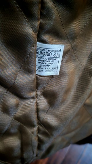 Chaqueta Ante Marrón Cuello Cuero ANTE NAPA