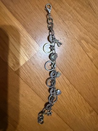 Bracciale con charms argento