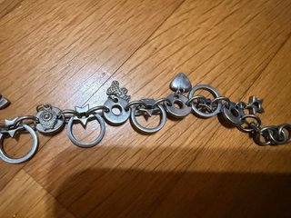 Bracciale con charms argento