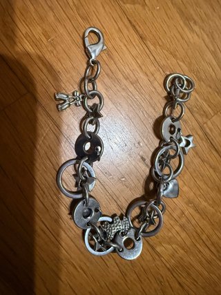 Bracciale con charms argento