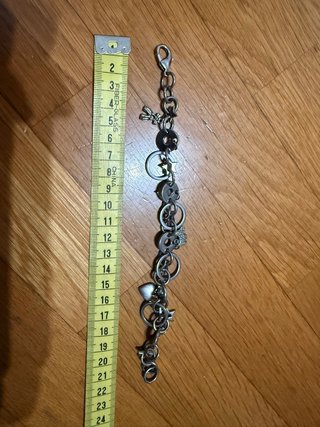 Bracciale con charms argento