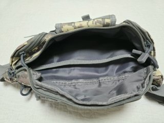 Riñonera Táctica Militar Camuflaje Beige Gris