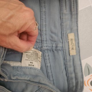 Pantalón vaquero Reactive T38 azul claro elástico