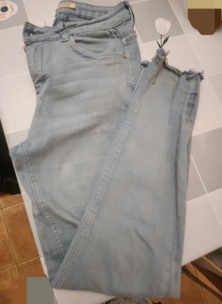 Pantalón vaquero Reactive T38 azul claro elástico