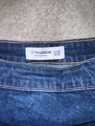 Falda Short Vaquera Pull&Bear Talla XS