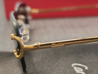 Gafas Cartier Oro y Negro