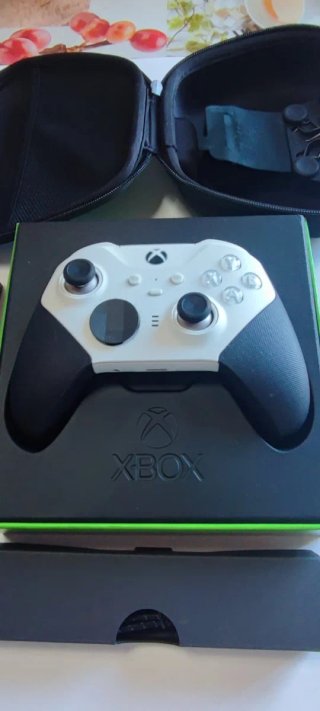 Lote Mando Xbox Elite Series 2 Blanco + Accesorios
