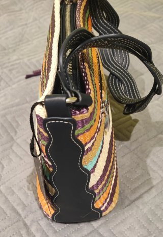 Mala Paco Martinez Ráfia Multicolor