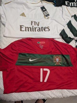 Lote 5 Camisetas Fútbol C. Ronaldo