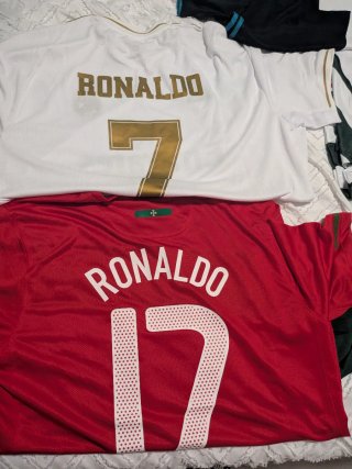 Lote 5 Camisetas Fútbol C. Ronaldo