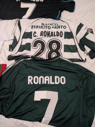 Lote 5 Camisetas Fútbol C. Ronaldo
