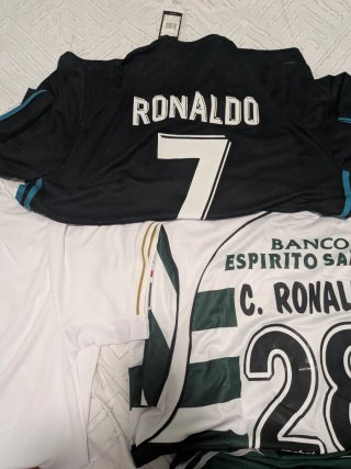 Lote 5 Camisetas Fútbol C. Ronaldo