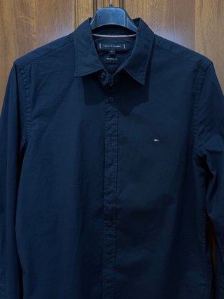 Camicia Tommy Hilfiger Uomo Blu Scuro