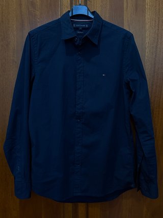 Camicia Tommy Hilfiger Uomo Blu Scuro