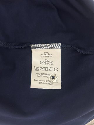 Camisa El Capote Azul Marino Talla M