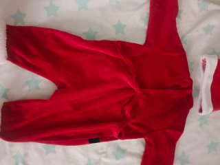 Disfraz Papá Noel bebé y gorro 12 meses