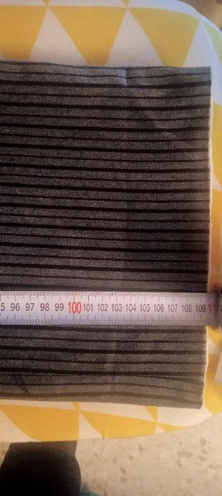 Pantalón Campero Mujer Raya Gris y Negras.