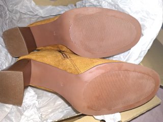 Botines tacón cognac Anna Field - Talla 42