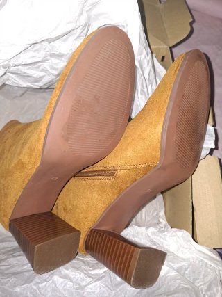 Botines tacón cognac Anna Field - Talla 42