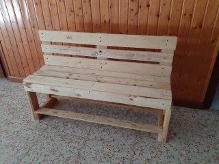 Banco de madera de palets