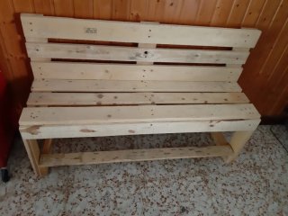 Banco de madera de palets