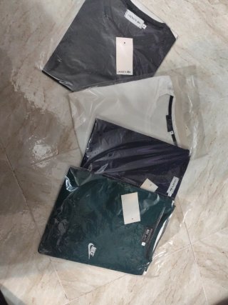 Lote 4 Camisetas Lacoste y Nike