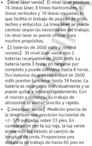 NIVEL LÁSER 4D 16 LÍNEAS 360° TRÍPODE Y 2 BATERÍAS