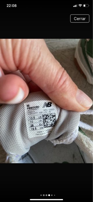 Zapatillas deportivas niño blancas y verdes talla