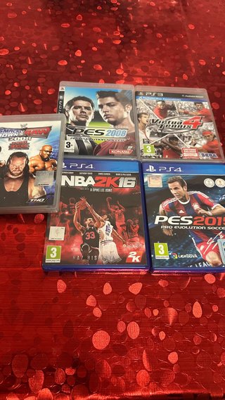 Conjunto di videogiochi PS3 e PS4