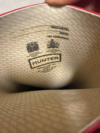 Botas Hunter Rojas Talla 38