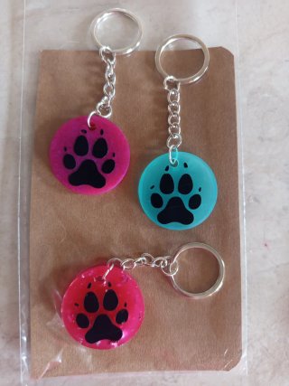 Llaveros Patas de Perro