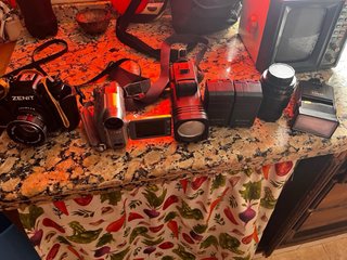 Lote de cámaras y accesorios de foto