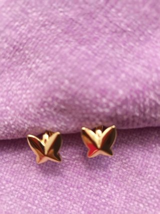 Orecchini Farfalla Oro Laminato 14k Xuping