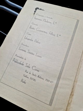 Revista antiga Figuras Futebol Nacional F.C. Porto