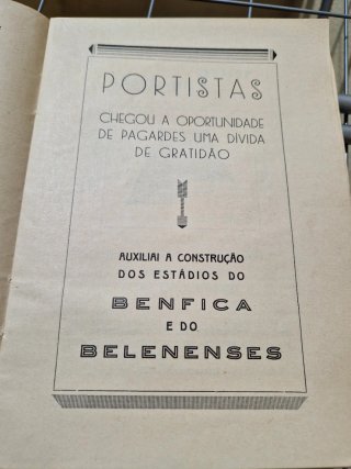 Revista antiga Figuras Futebol Nacional F.C. Porto