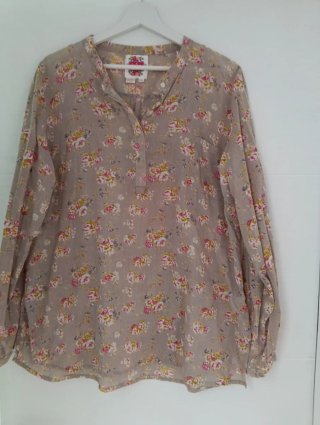 Blusa Talla XXL Estampado Floral