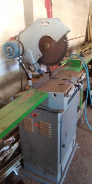 Tronzadora y fresadora copiadora aluminio