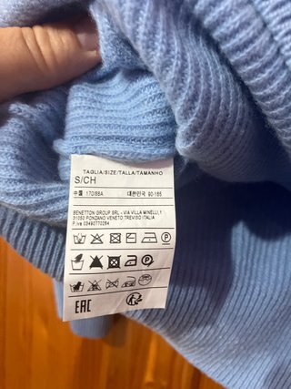 Jersey lana Benetton talla S