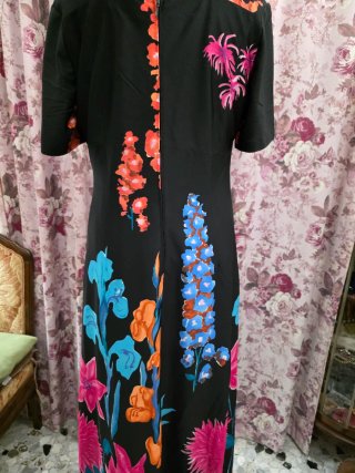 Abito vintage sartoriale floreale