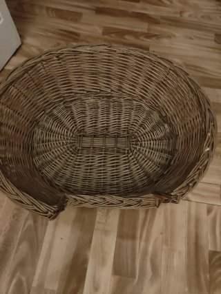 Cama mimbre perro mediano